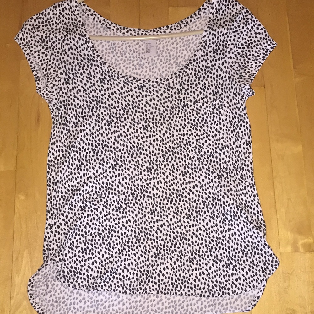 H&M polkadot t shirt XS